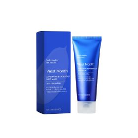 West&Month Blackheads Smear Mud Mask, Clean Oil Control Facial Keratin Blackheads Reduce Acne Clean Mud Mask