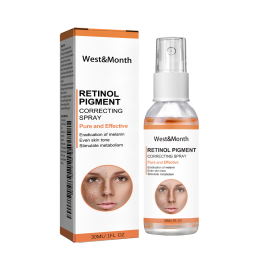 West&Month Retinol Pigment Correcting Spray, Lightening Spots Moisturizing Whitening Skin Care Spray