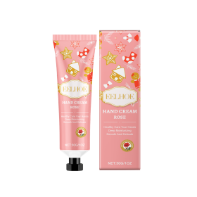 EELHOE Rose Moisturizing Hand Cream, Plant Essence Hand Cream, Autumn And Winter Moisturizing And Hydrating Hand And Foot Care Cream