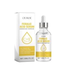 OUHOE Ferulic Acid Serum, Lighten Fine Lines And Spots Revitalize Skin Delicate Pores Repair Dry Skin Moisturize