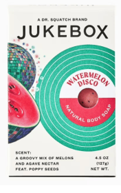 Jukebox Watermelon Disco Natural Bar Soap for Women Bathroom and Bath Soap, 4.5 oz